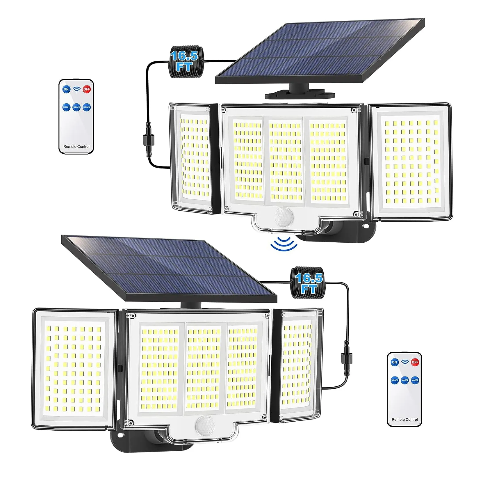 1, 2 Pack Solar Lights Outdoor 348