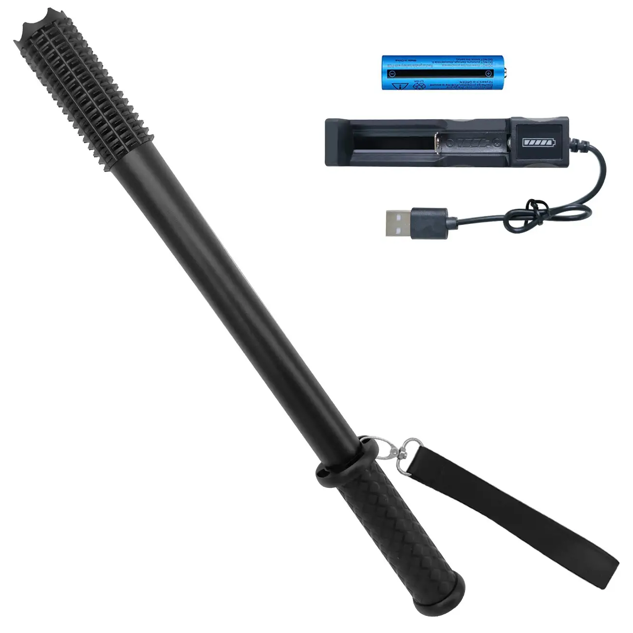 Baseball LED Flashlight Rechargeable Torch Spotlight Emergency Security Work Light 3 Lighting Modes
