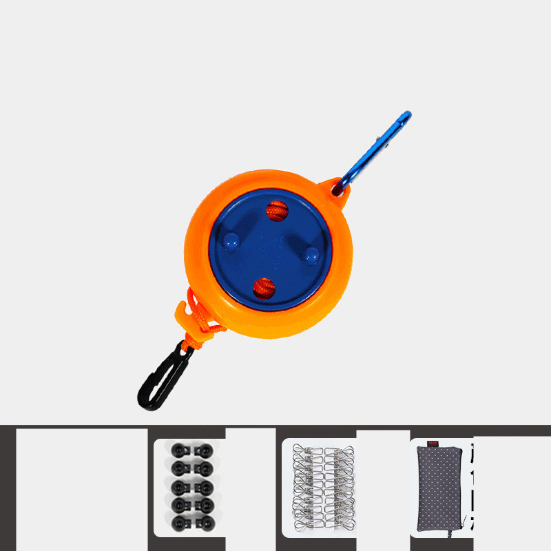 Corde à linge de voyage portable — Séchoir extensible 8 mètres 4