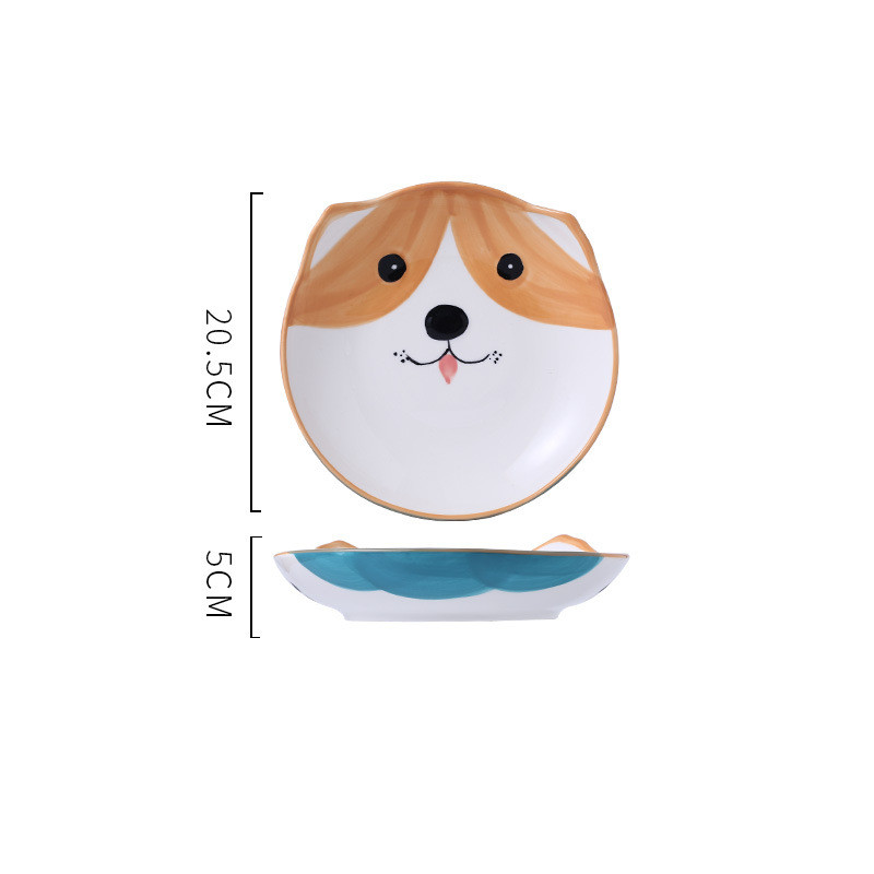 8inch Corgi bowl