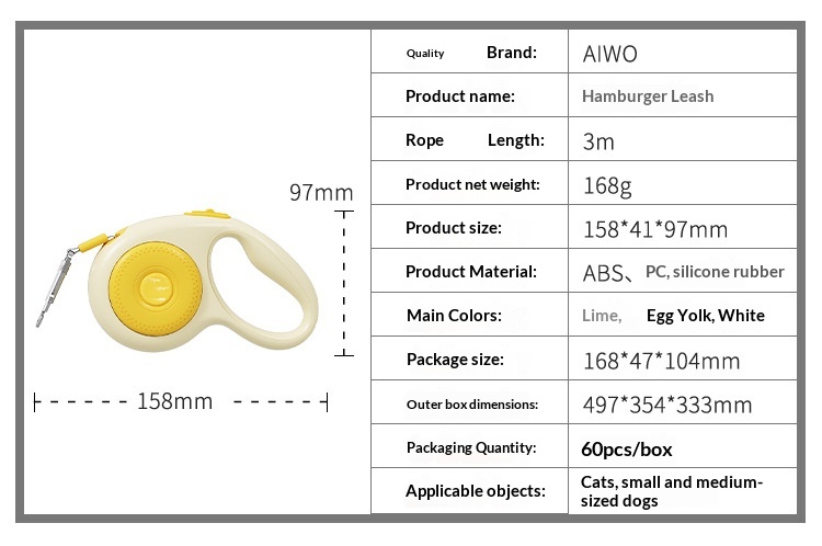 Retractable Dog Leash Anti-Shock No-Jerk Design For Small & Large Dogs Pet Supplies detail photo 17