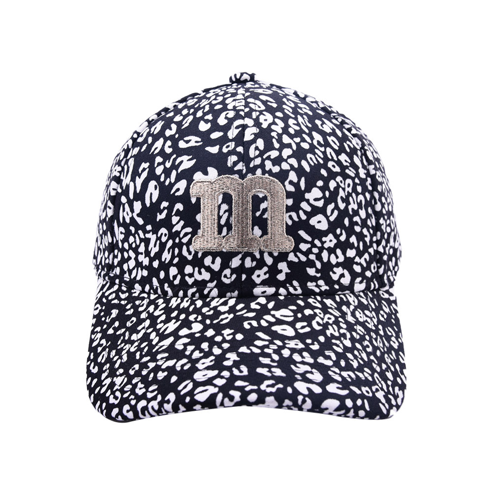 Retro Leopard Print Lettered Baseball Cap, Fashionable And Unique Printed Baseball Cap, Breathable And Versatile Casual Hat