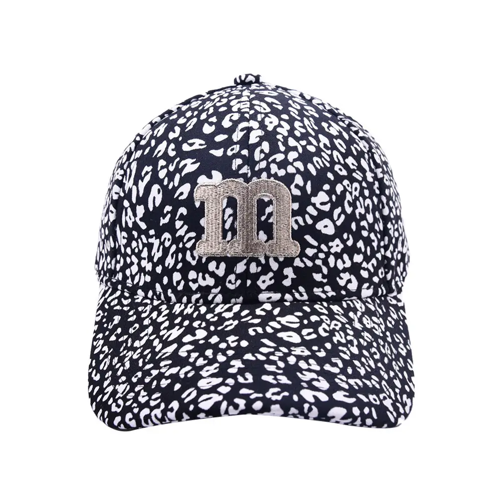 Retro Leopard Print Lettered Baseball Cap, Fashionable And Unique Printed Baseball Cap, Breathable And Versatile Casual Hat