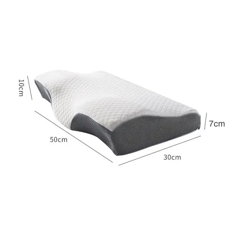 Contour Memory Foam Pillow For Neck Shoulder Pain Relief Sleeping Side Sleeper