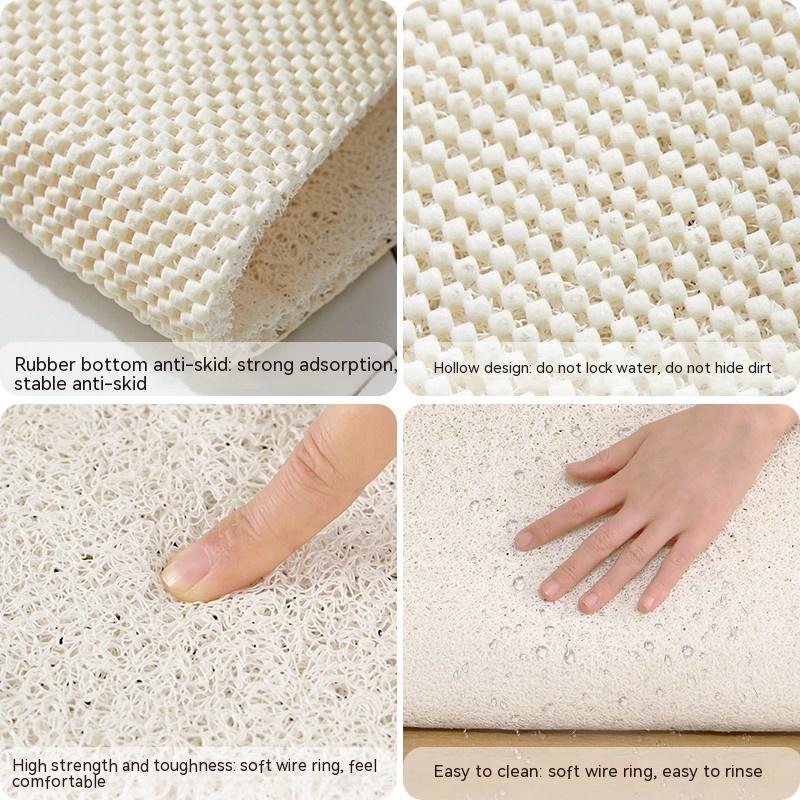 Title 6, Bathroom PVC Loop Floor Mat Bathroom Anti-slip ...