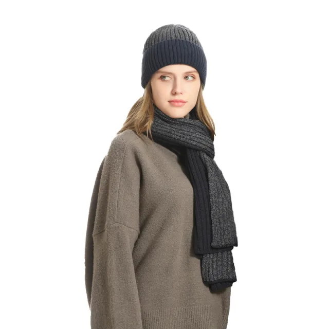 Three Piece Hat Scarf And Gloves Navy Blue - Shop at LoveMi