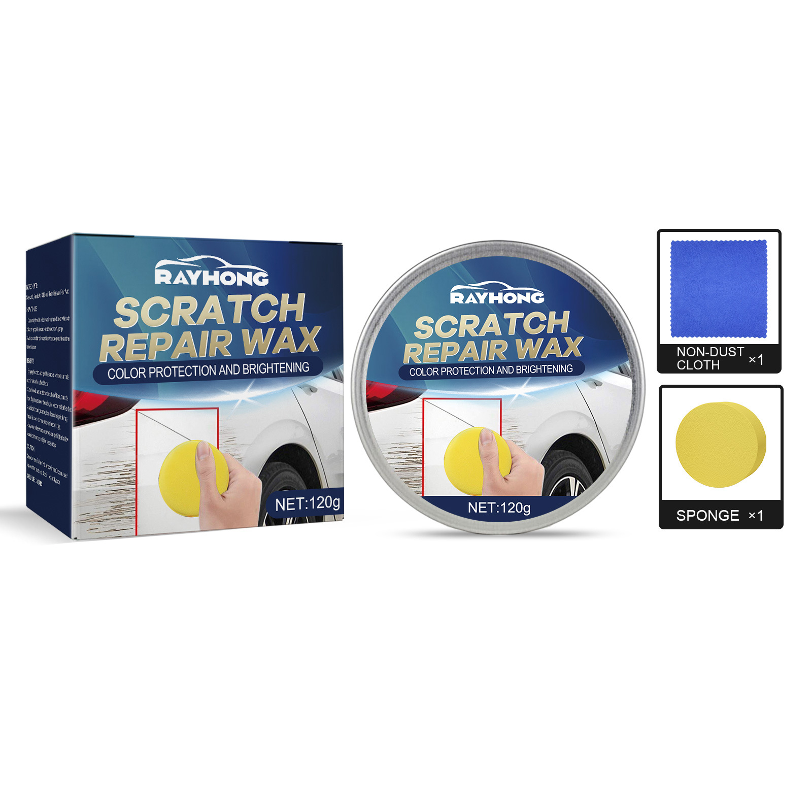 Car Scratches Repairing Wax Paint Surface Renovation Cleaning Decontamination