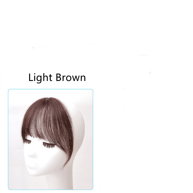 Women's Fashion Natural Air Bangs Wig