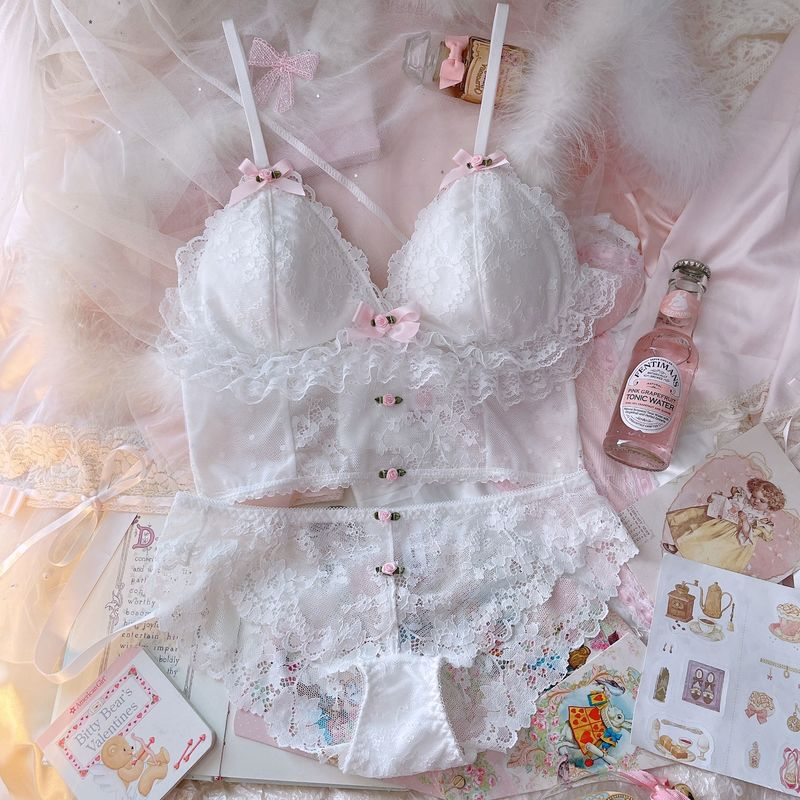 Title 4, Pure Desire Underwear Outer Wear Girl White Lac...