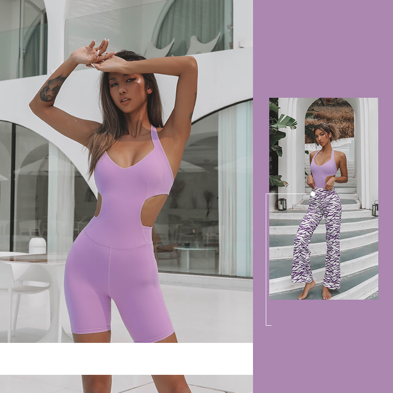 Summer Sexy Beautiful Back Sports Suit Women