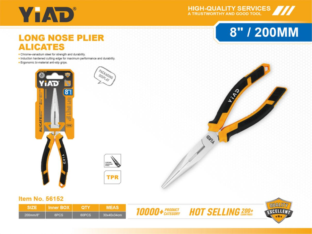 8-inch 200MM Pointed Nose Pliers, Only Support Self-pickup, Please Note That Free Shipping Is For Anti-bidding Price