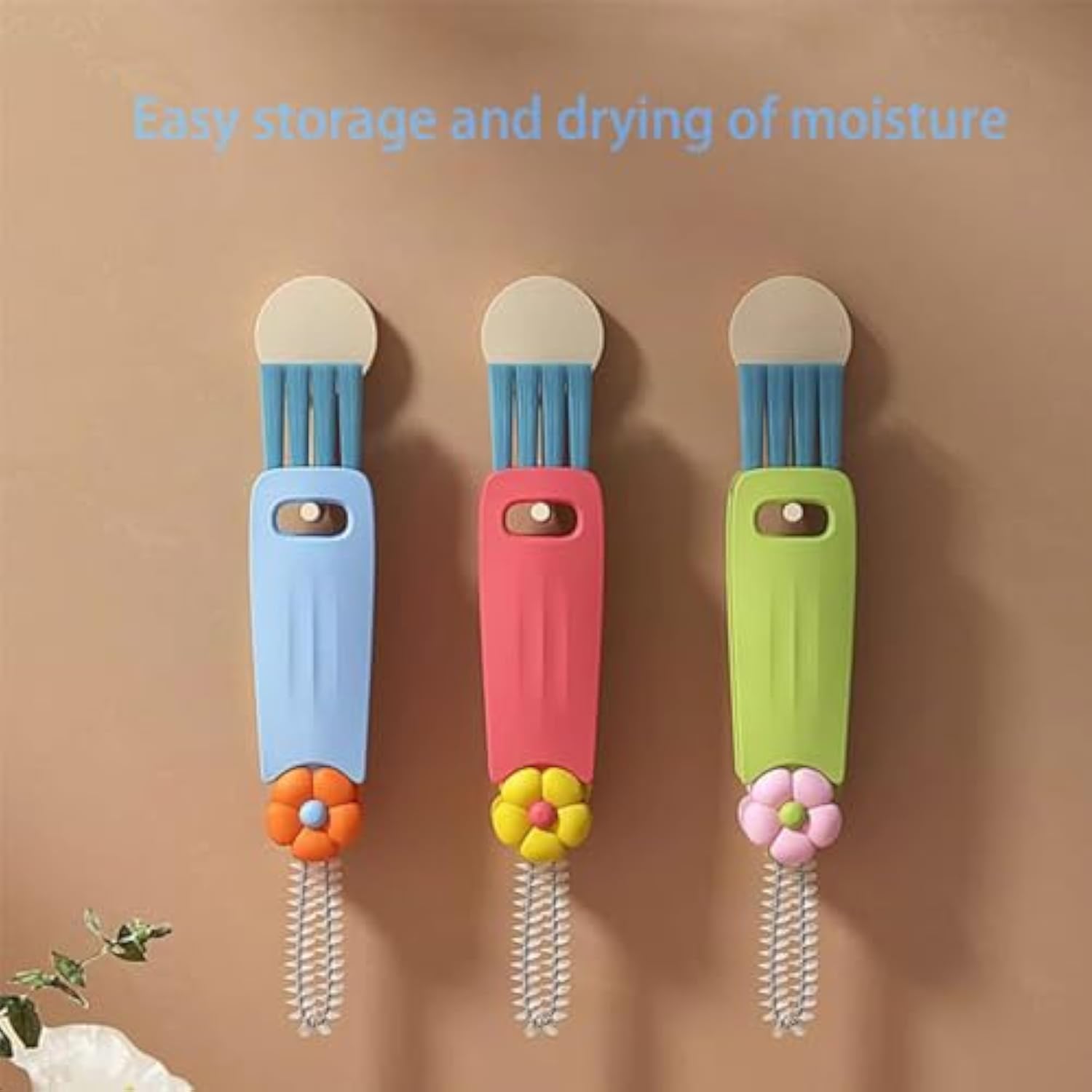 Title 2, 3 In 1 Cup Lid Cleaning Brush Crevice Cleaning ...