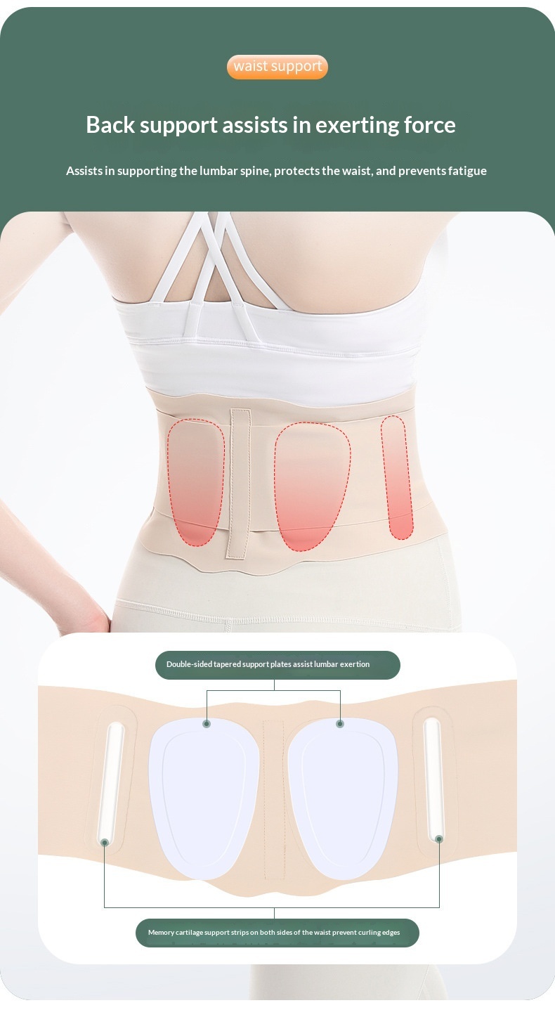 Lightweight And Breathable Lumbar Support Belt For Summer, High Elasticity, Compression Waist Trainer, Abdominal Binder, Dynamic Support For Sports Injuries And Lumbar Support — foto 8