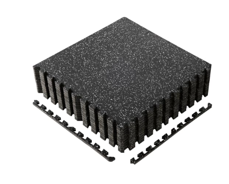 Gym floor mats waterproof interlocking tiles