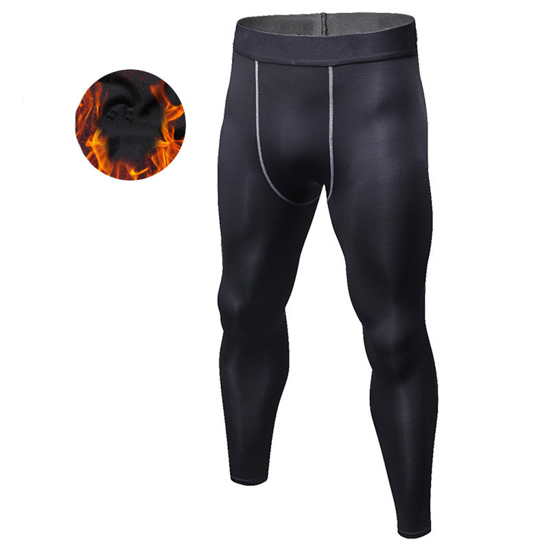 Winter Fleece Tight Training Sweat-wicking Quick-drying Trousers