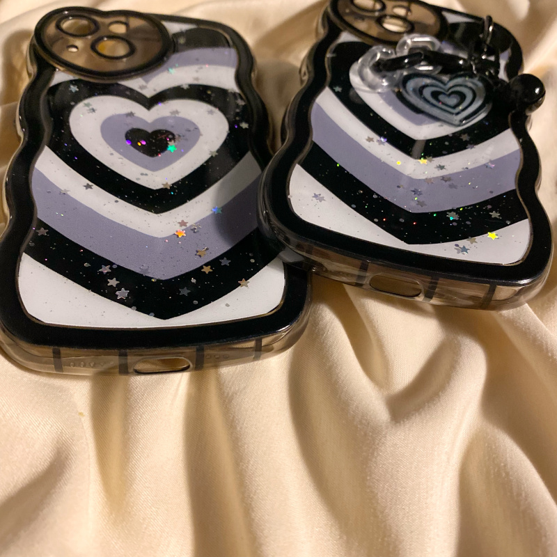 Tula Case Ins Wind Powder Love Pendant Phone Case - Image 2