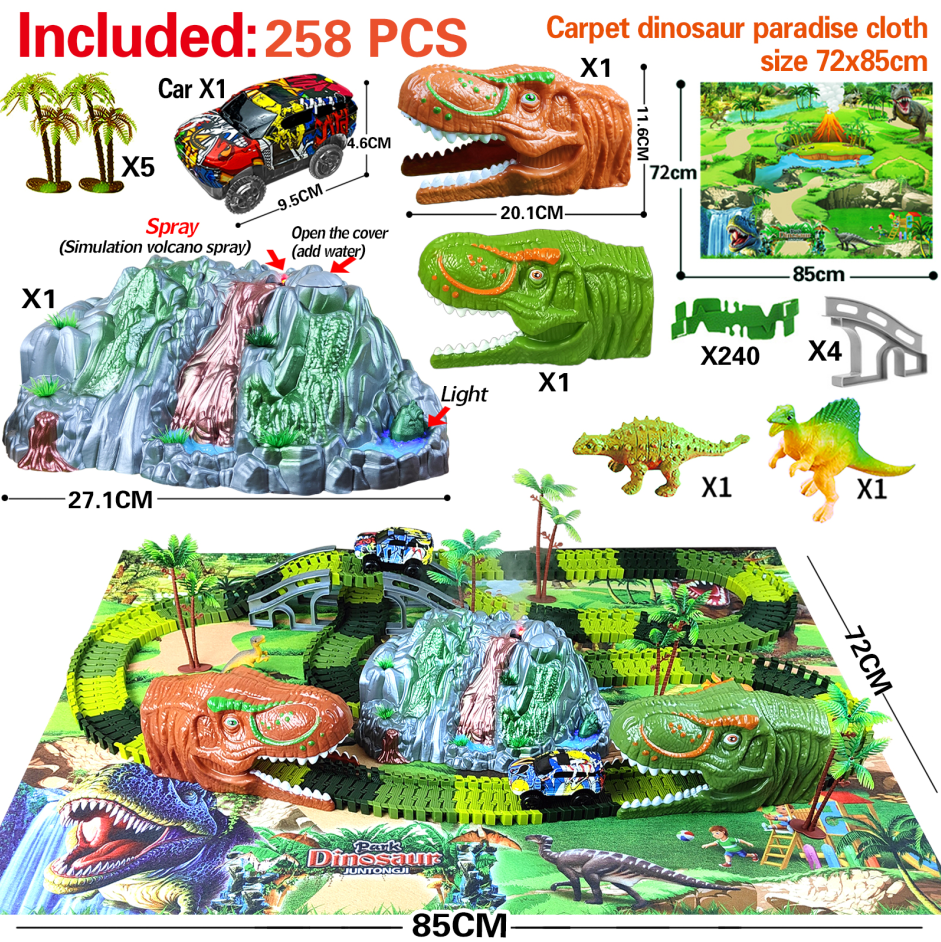 258dinosaur rail car