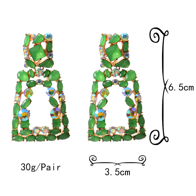 Fashion Earrings ZA Exaggerated Geometry