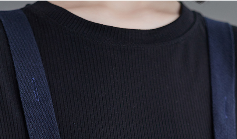 Women's Korean Version Of The New Spot Asymmetric Jean Strap