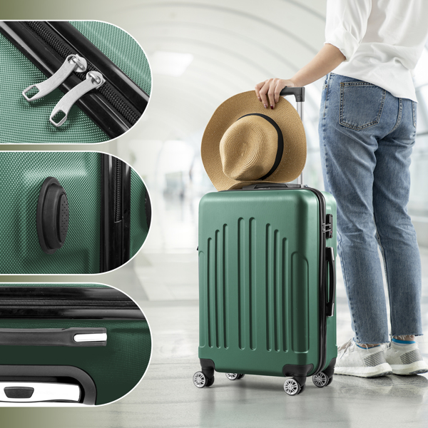 Vertical Stripe Four In One Suitcase — foto 4