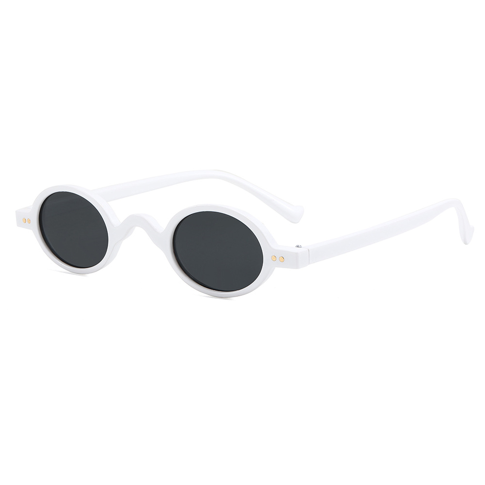 Title 8, Steampunk retro small frame round frame sunglasses