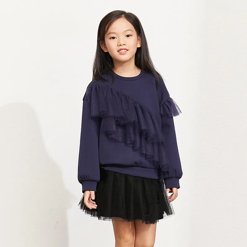 Children's Clothing Girls' Sweatshirt Medium and Large Pullover