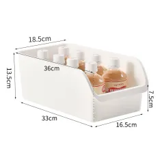 Kitchen Refrigerator Storage Box Put Egg Basket - White - View 1
