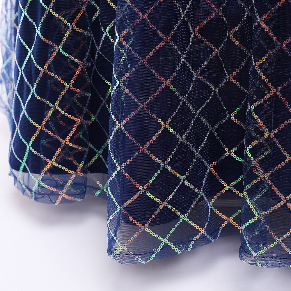 Long Skirt Bowknot Forged Children's Dress - Image 7