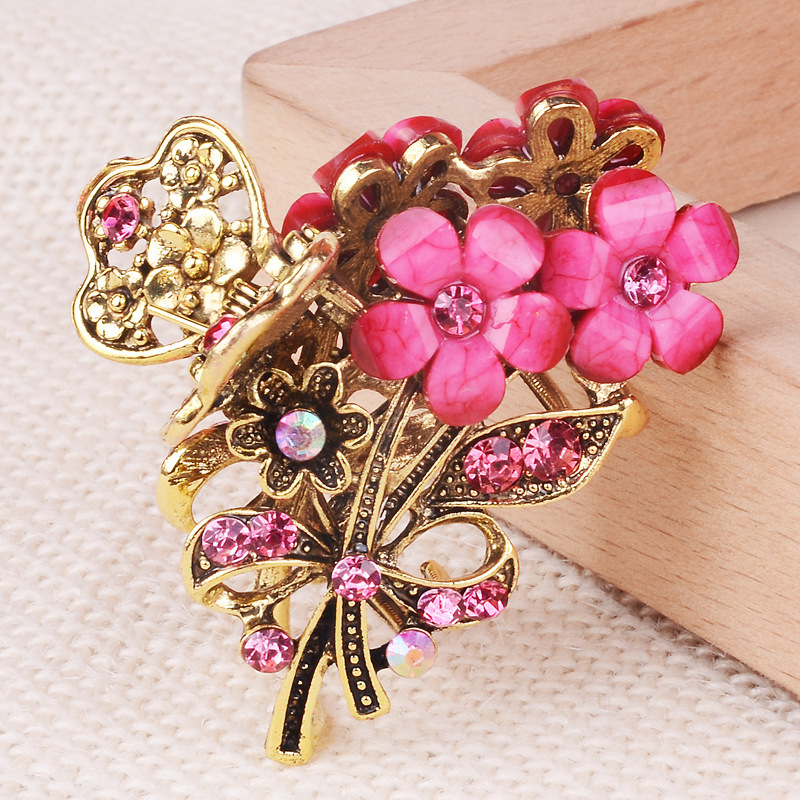 Ponytail Grab Clip Versatile Headwear Alloy Hairpin
