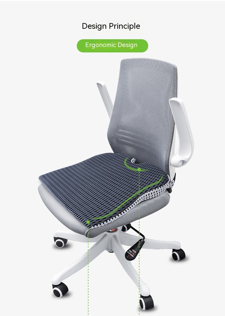 Memory Foam Car Cushion Office Chair Can Fixed Strap Beautiful Hip Breathable 11