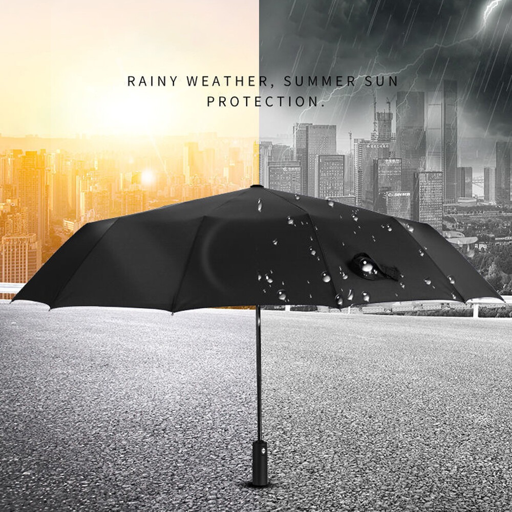 Extra Strength Foldable 24 Rods Umbrella Fully Automatic Large UVRain Protect — image 6