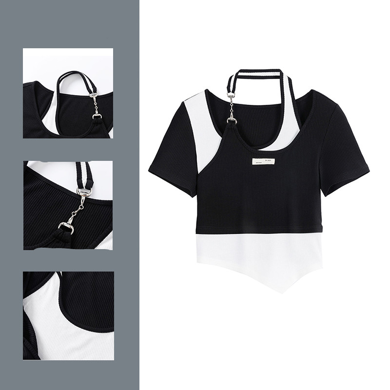 Pure Desire Style Short Sleeve T Shirt Blouse