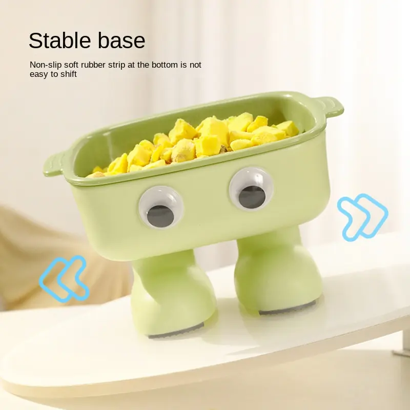 Elevated Cat Bowl Tilted Kitty Robot Shape