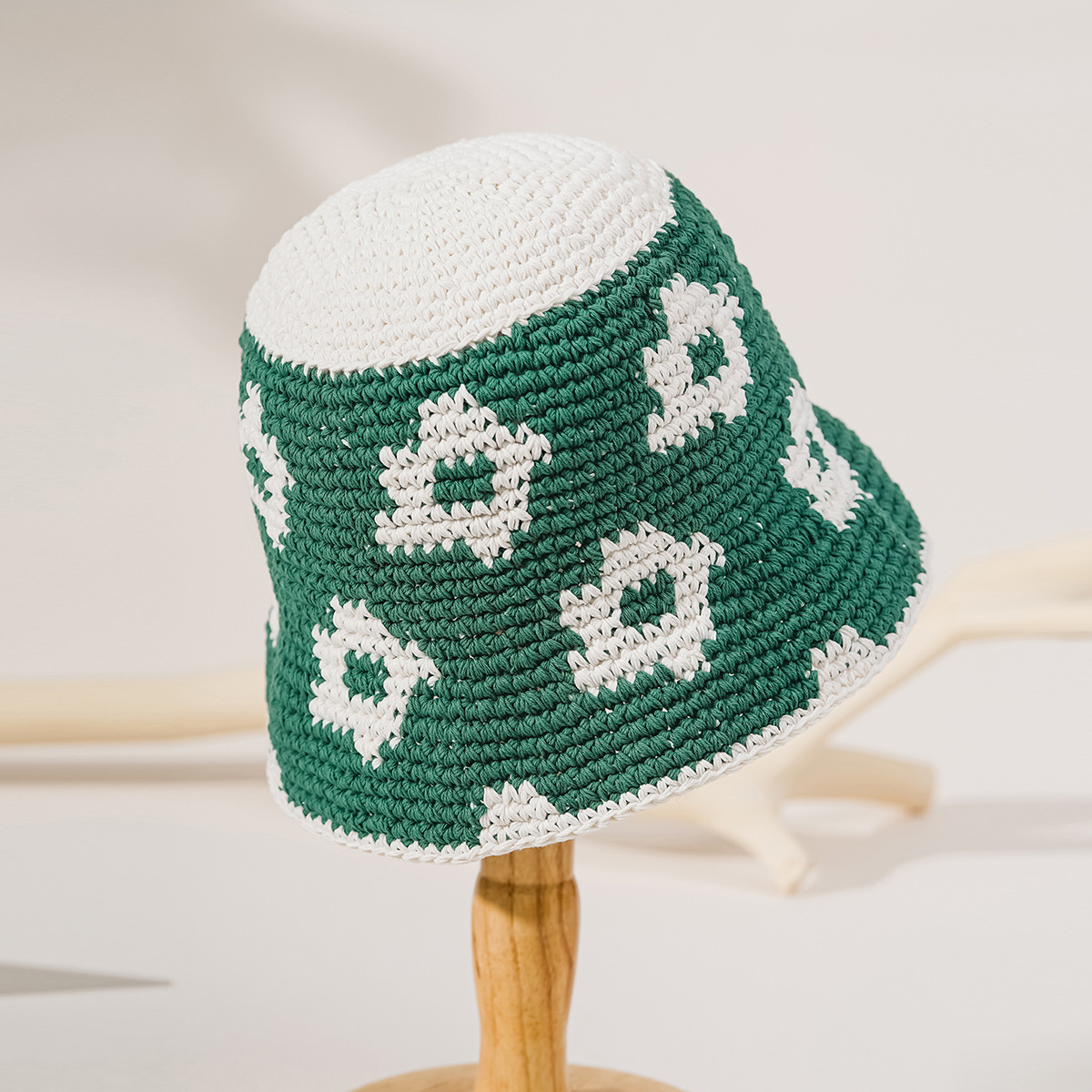 Women's Handmade Versatile Flower Fisherman's Hat