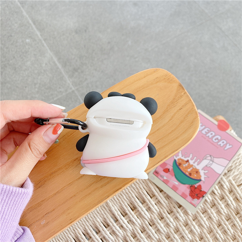 Suitable For Bear Cow Bluetooth Wireless Earphone Sleeve 2 3 Generation Cute Silicone Anti Fall Shell
