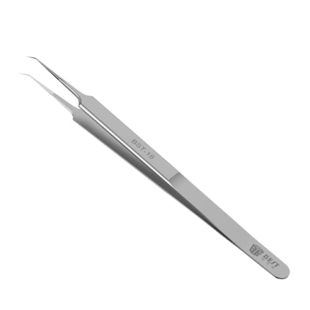 18Fly line tweezers bend