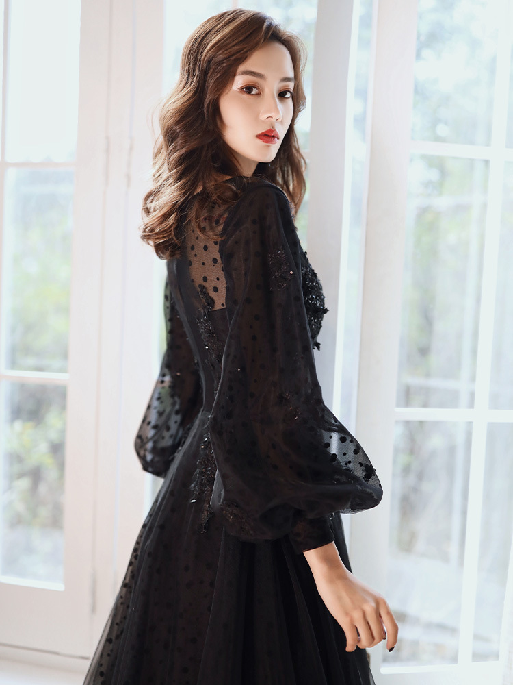 Title 6, Long Sleeve Birthday Party Long Dress for vocal...