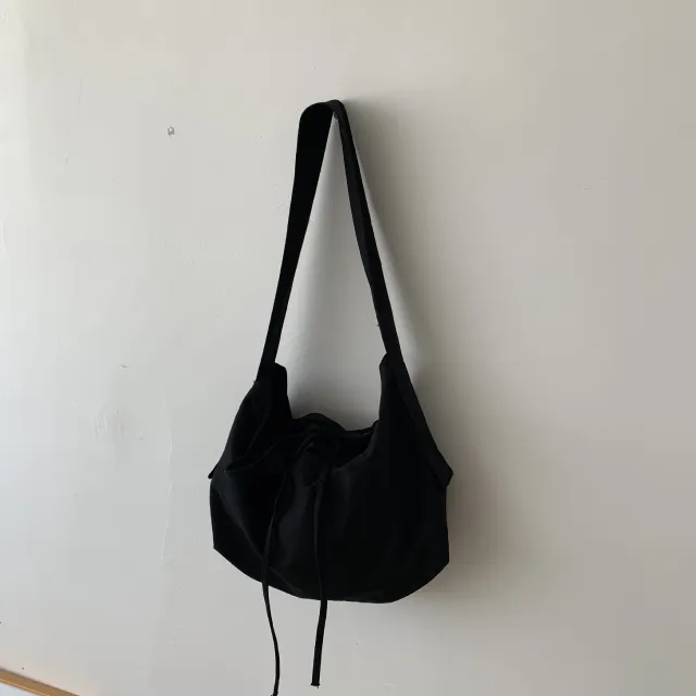 Women Leisure Bandage Crossbody Bag Canvas Shoulder Bag Female Multi purpose Messenger Bag Student Bag Sac Courses Reutilisable Black - Shop at LoveMi