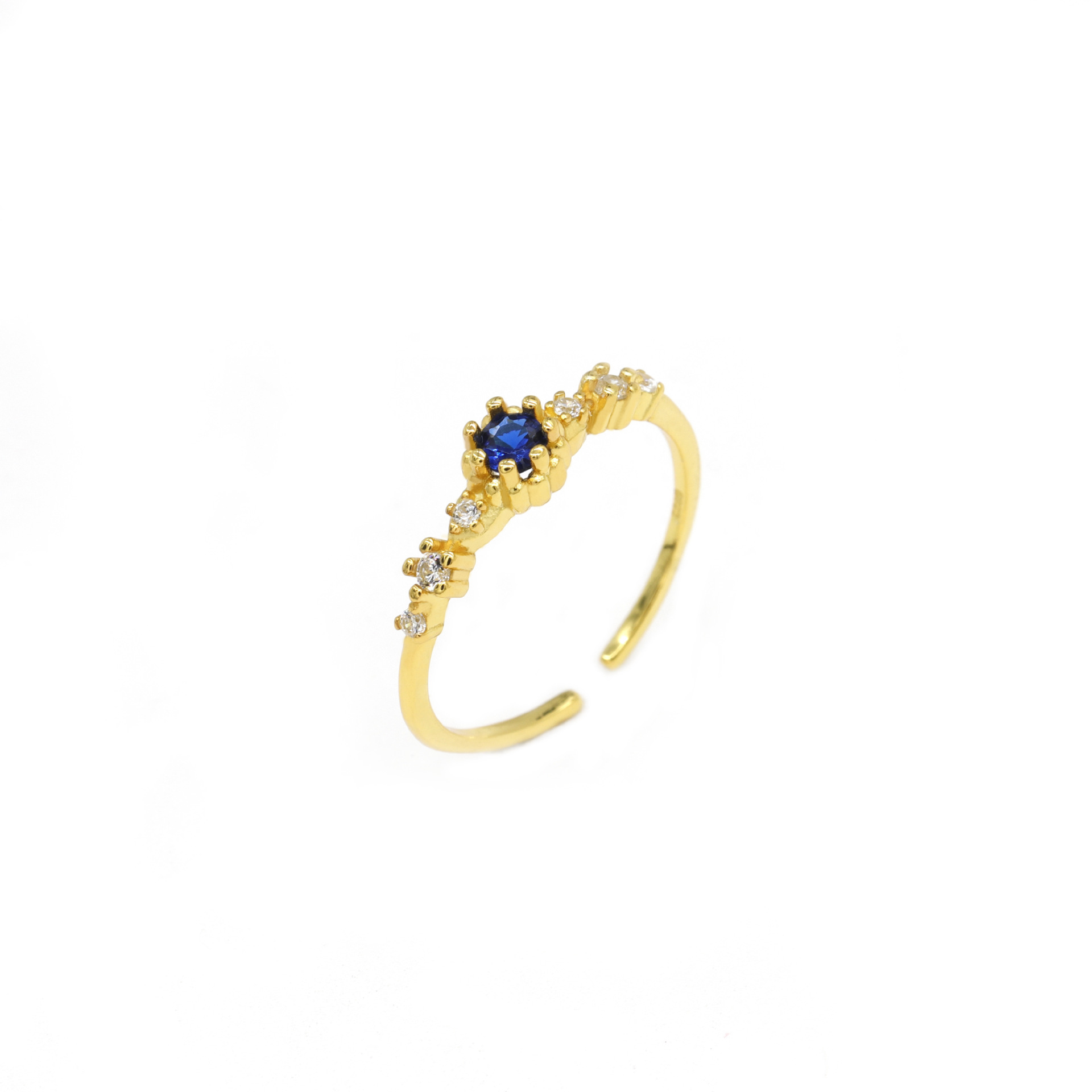 Women's Fashion Vintage Blue Zircon Ring