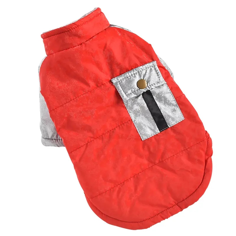 Pet Dog Clothes Pocket Windproof Coat Expensive Warm Cotton