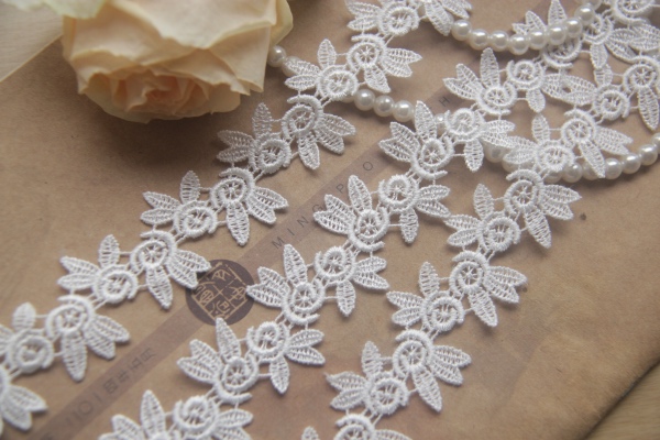 Handmade Clothing Accessories Lace Water-soluble Silk Embroidery