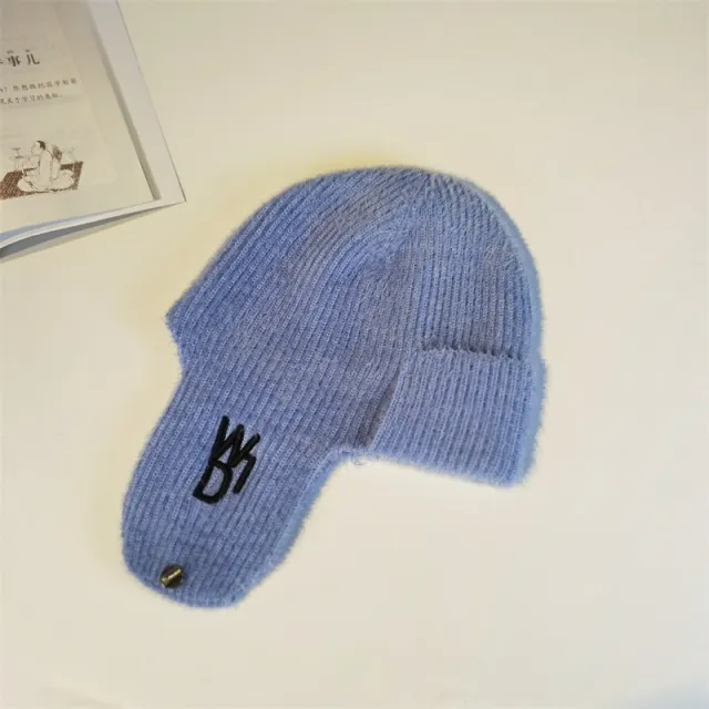 Women's Warm Outdoor Cycling Knitted Wool Hat Blue - Shop at LoveMi