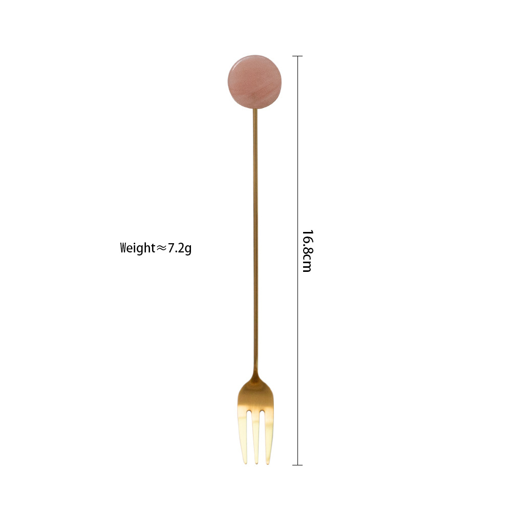 Stainless Steel Fruit Cake Dessert Fork Net Red