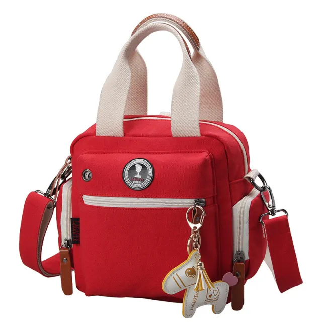 Canvas One shoulder Messenger Women's Bag Casual Multifunctional Backpack - Shop at LoveMi