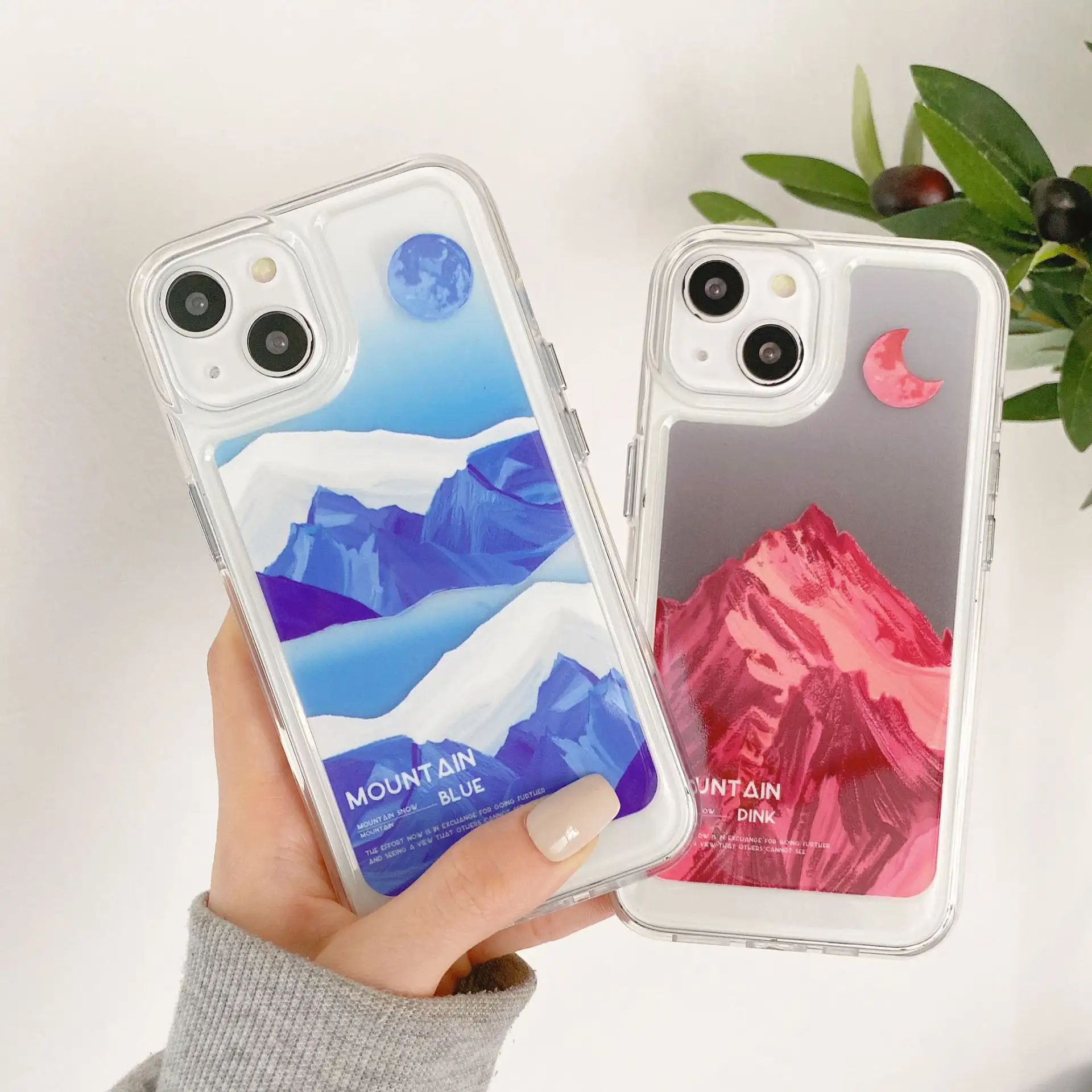 Cloud Moon Transparent Silicone Phone Case