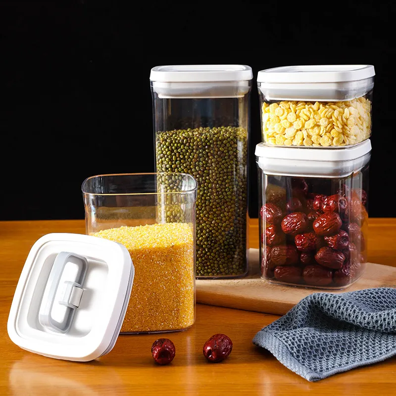 Transparent Stackable Kitchen Dry Goods Crisper – image 6