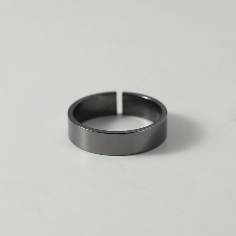 Simple Aperture Ring Men's Fashion Brand Personality