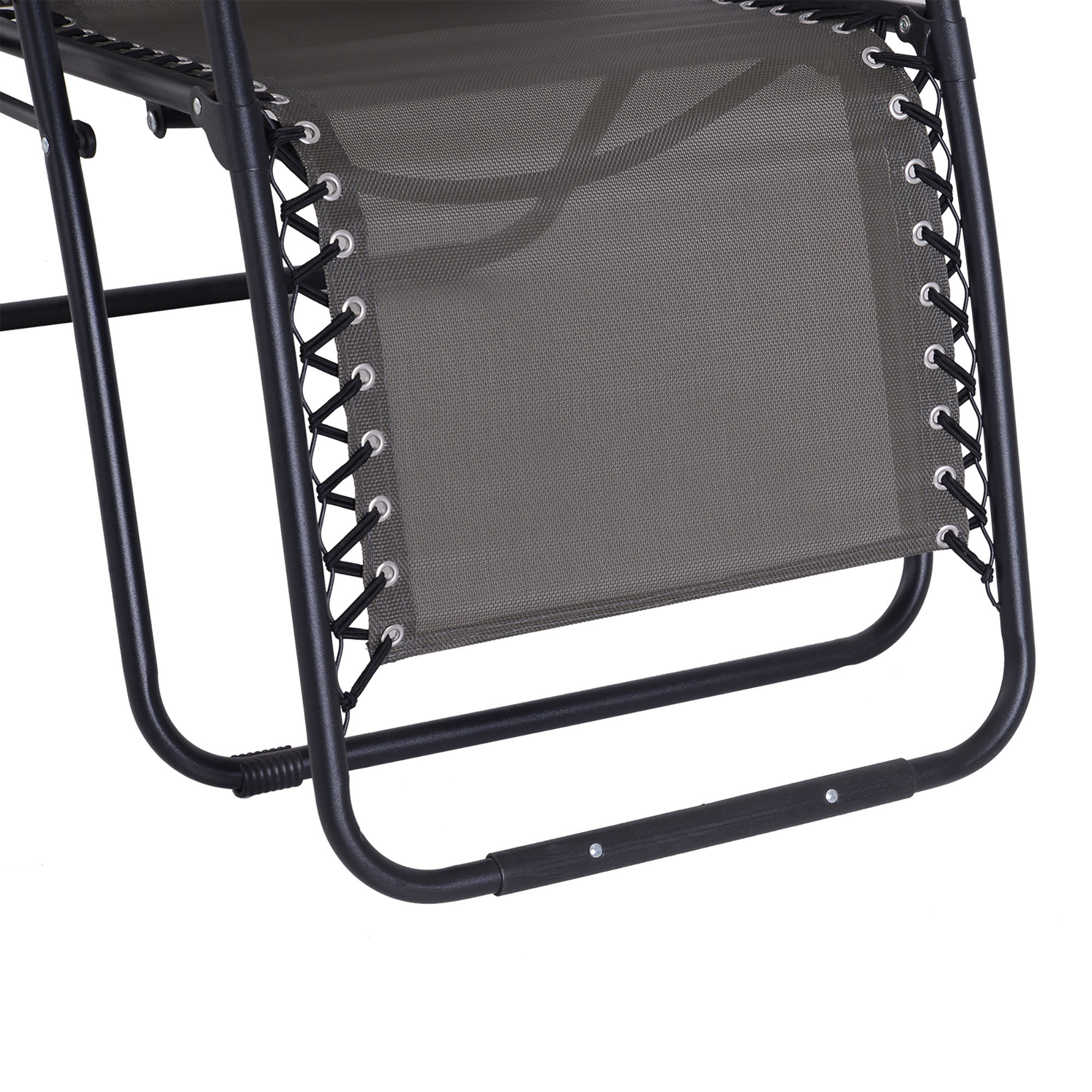 Zero gravity chair, metal frame, teslin fabric, outdoor