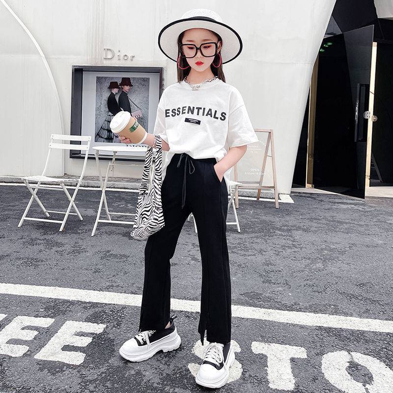 Split Wide Leg Pants Children's All-match Casual