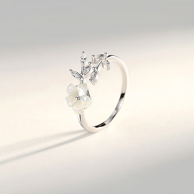 Flower Leaf Ring Women's Ring Accessories